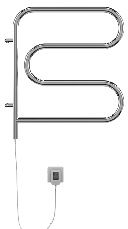 Электро 25 F-обр 600х600 поворотный Полотенцесушитель TERMINUS Южно-Сахалинск - фото 2